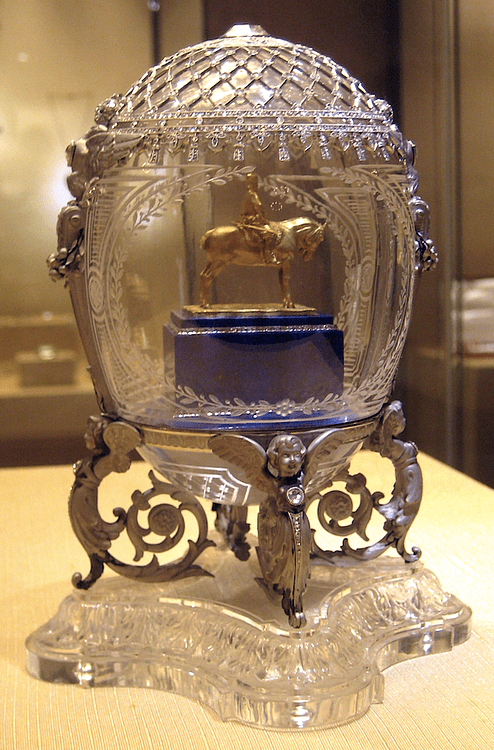 Alexander III Equestrian Egg by Fabergé