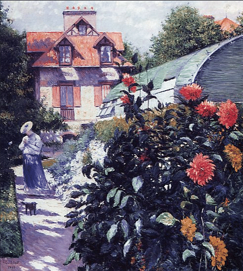 The Garden at Petit-Gennevilliers by Caillebotte