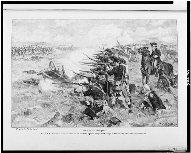 Americans at the Battle of Brandywine