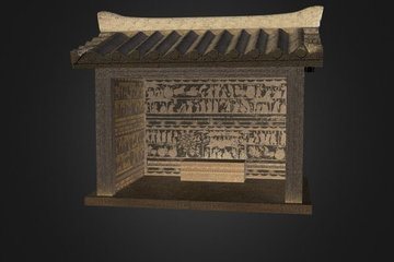 The Wu Liang Shrine - 3D View