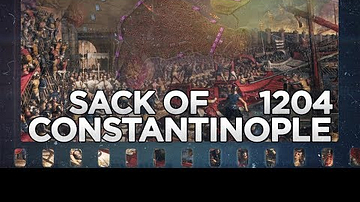 Sack of Constantinople 1204 CE - Fourth Crusade