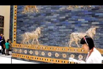 The Ishtar Gate of Babylon at the Pergamon Museum, Berlin